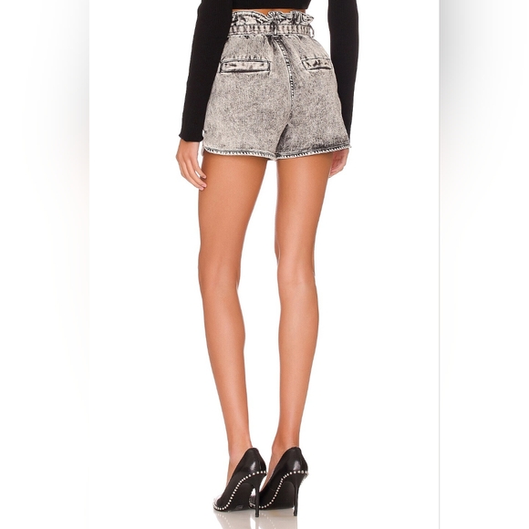 ALL SAINTS DALE PAPERBAG SHORTS - Picture 3 of 9